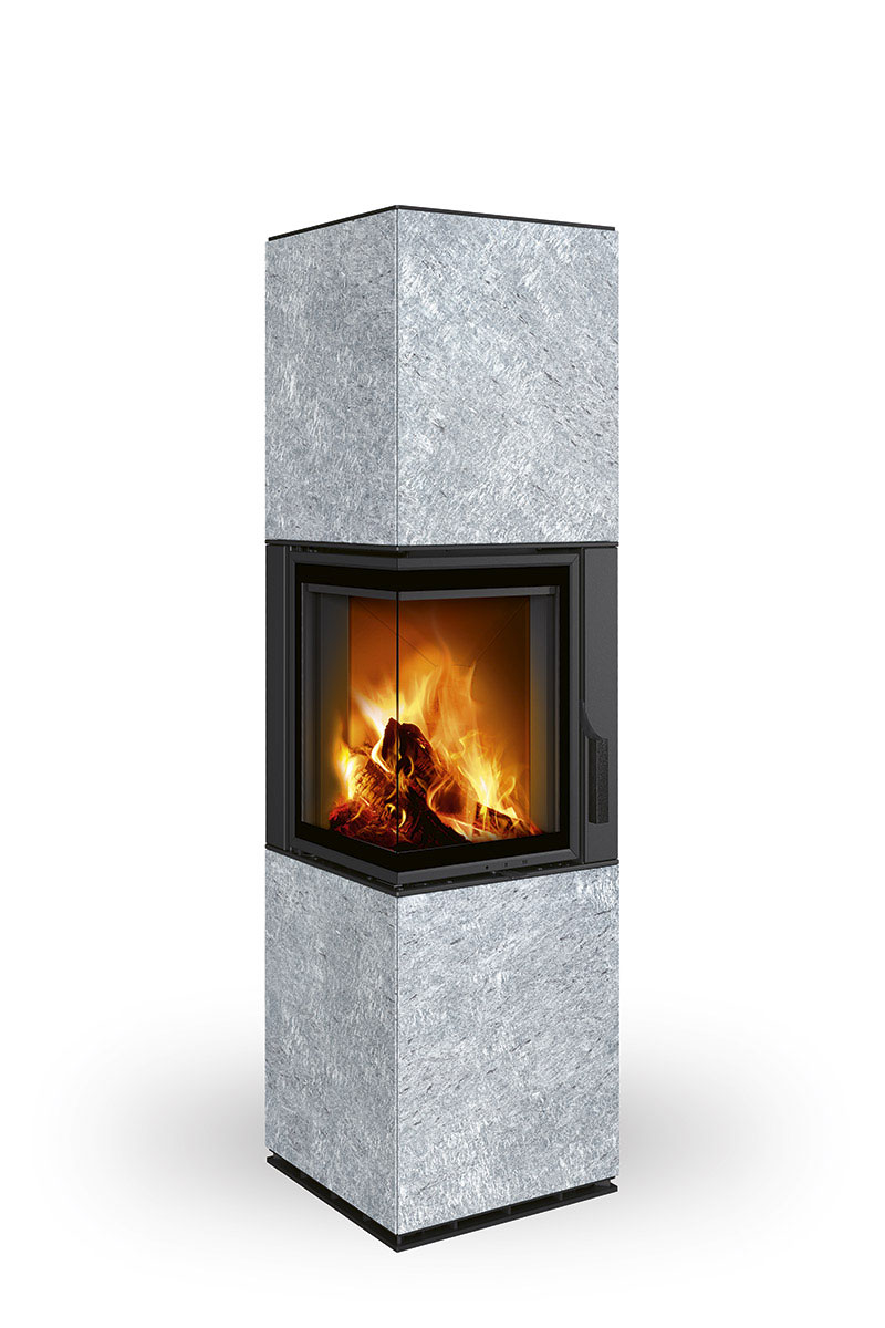 Designový akumulační krb Romotop HARMONY L HA s kamenným obkladem kombinuje technickou preciznost s přírodní elegancí a dlouhým sálavým výkonem Designový akumulační krb Romotop HARMONY L HA s kamenným obkladem kombinuje technickou preciznost s přírodní elegancí a dlouhým sálavým výkonem