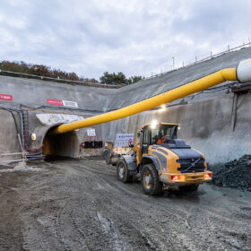 Průzkumná štola Kamenná Vrata, stavební (portálová) jáma