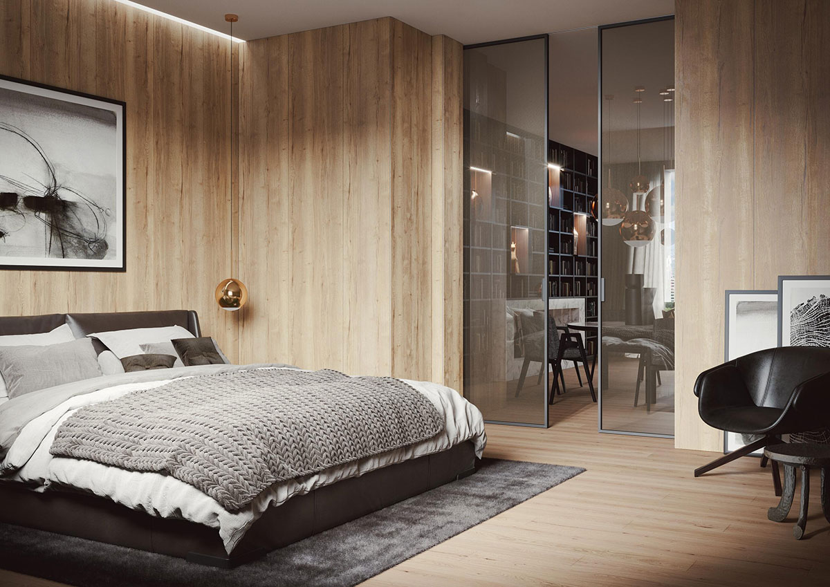 Posuvné dveře IDEANET v posuvu do stropu PREMIUM    