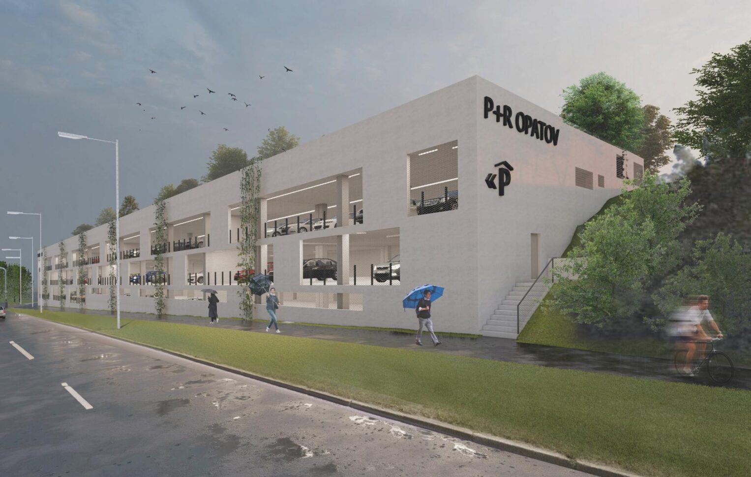 Vizualizace P+R Opatov 