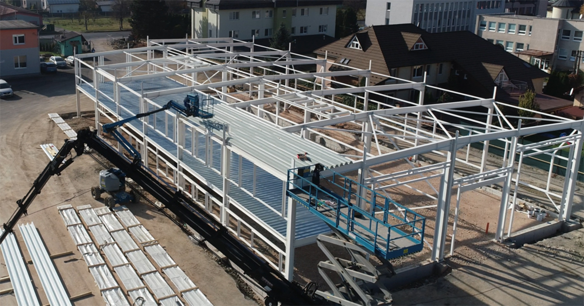 Montáž ocelové konstrukce AVG