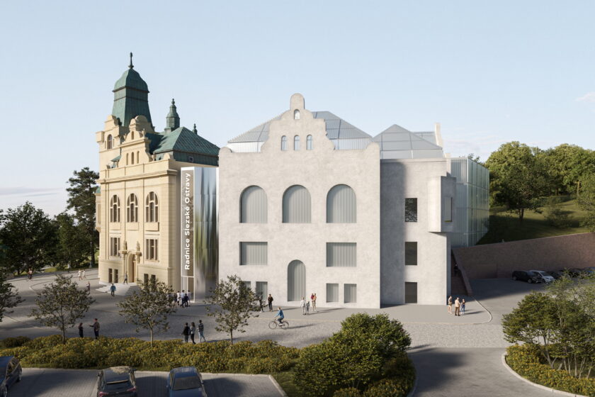 Návrh radnice Slezské Ostravy