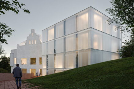 Návrh radnice Slezské Ostravy