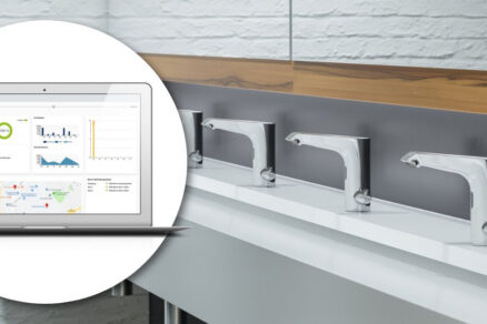 Centrální řízení senzorových armatur pomocí systému SCHELL Water Management System