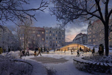 Piazzetta před hotelem Fairmont