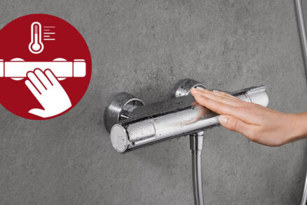 Termostatická sprchová armatura s ochranou proti opaření