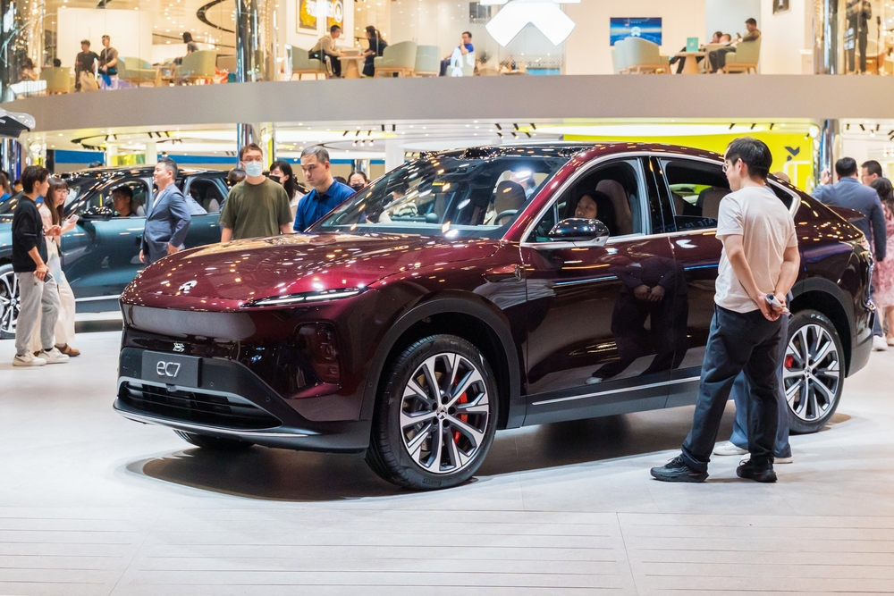 Elektrické model NIO EC7 na Shanghai Auto Show