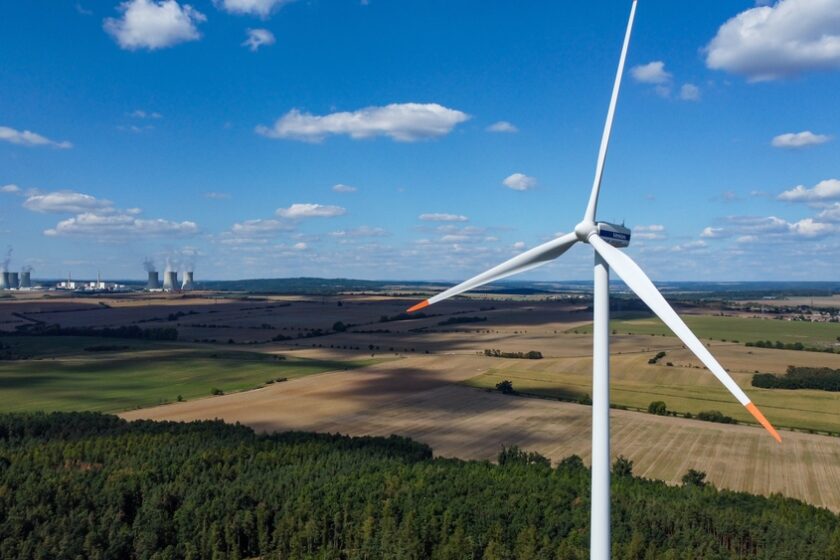 větrná elektrárna, ilustrační