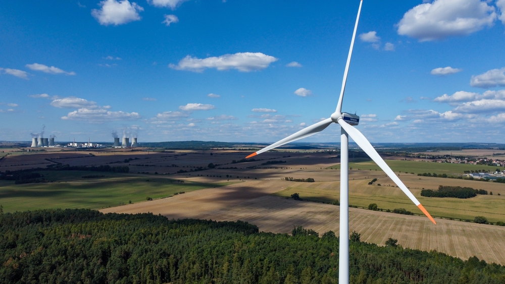 větrná elektrárna, ilustrační