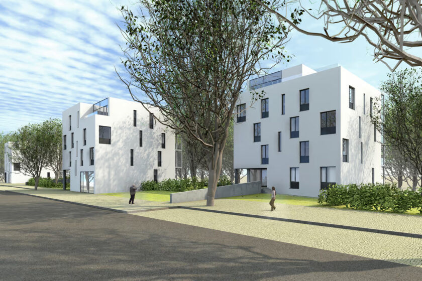 Minimalistické a přesto rytmizované fasády