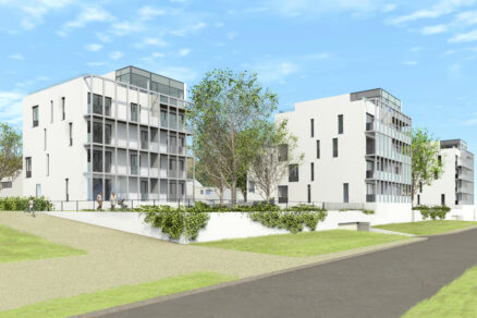 Nové domy na místě bývalých kasáren