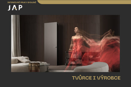 Designové interiérové dveře JAP ve skryté zárubni v luxusním interiéru
