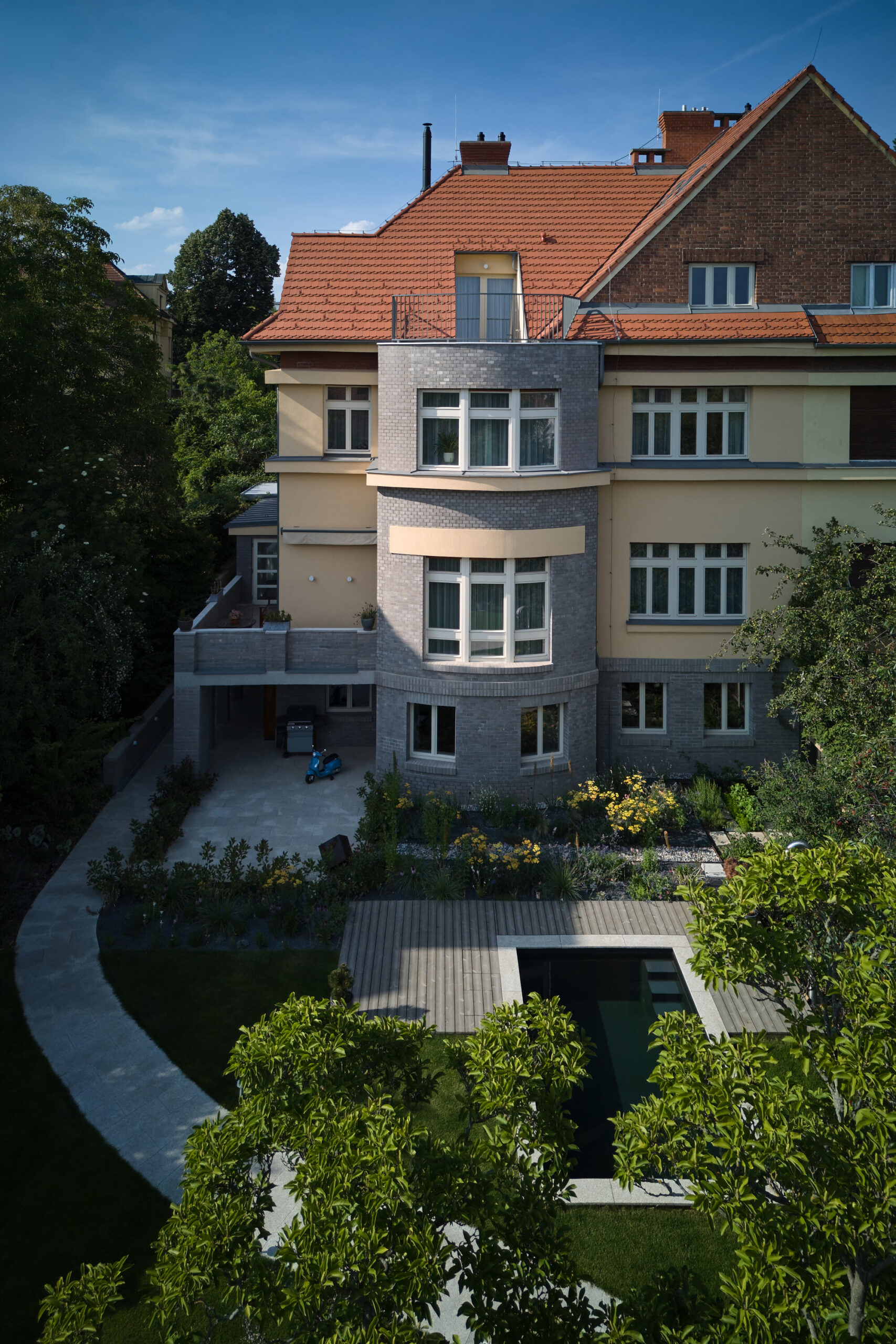 Rekonstrukce vily na Vinohradech