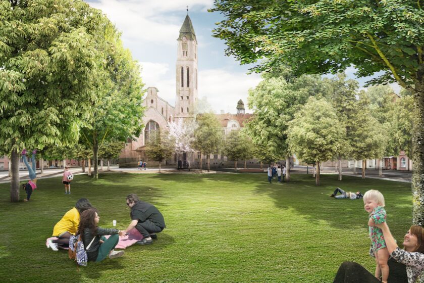 Dominantou prostoru zůstane kostel Panny Marie Růžencové, kolem něhož se bude nová podoba náměstí urbanisticky formovat