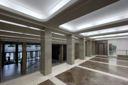 Rekonstrukce byla realizována během dvou a půl roku