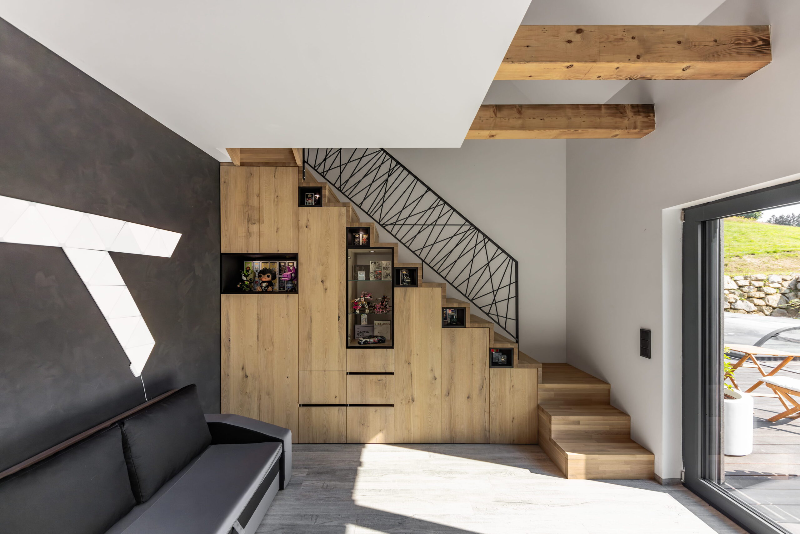 Přirozené materiály v interiéru i exteriéru