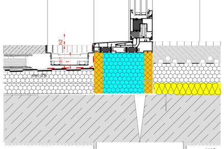 HS portál dlažba na podložkách