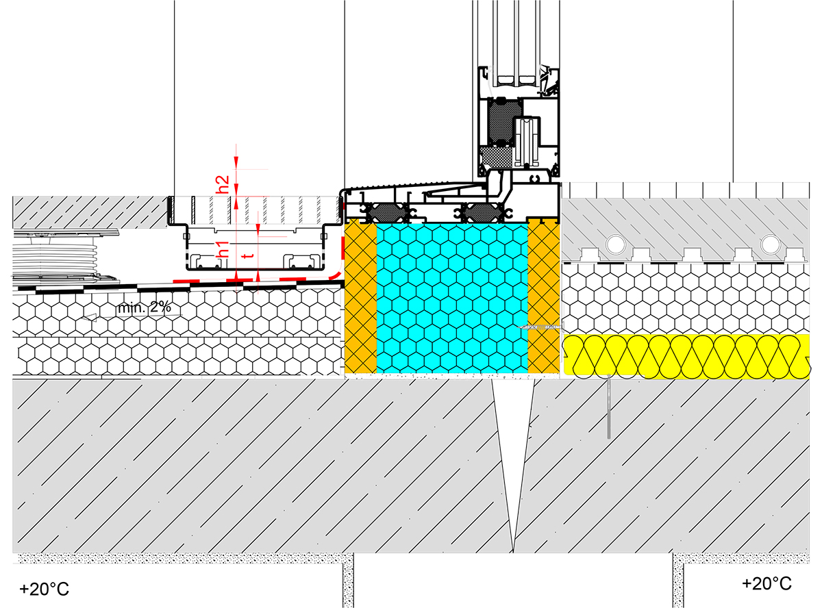 HS portál dlažba na podložkách