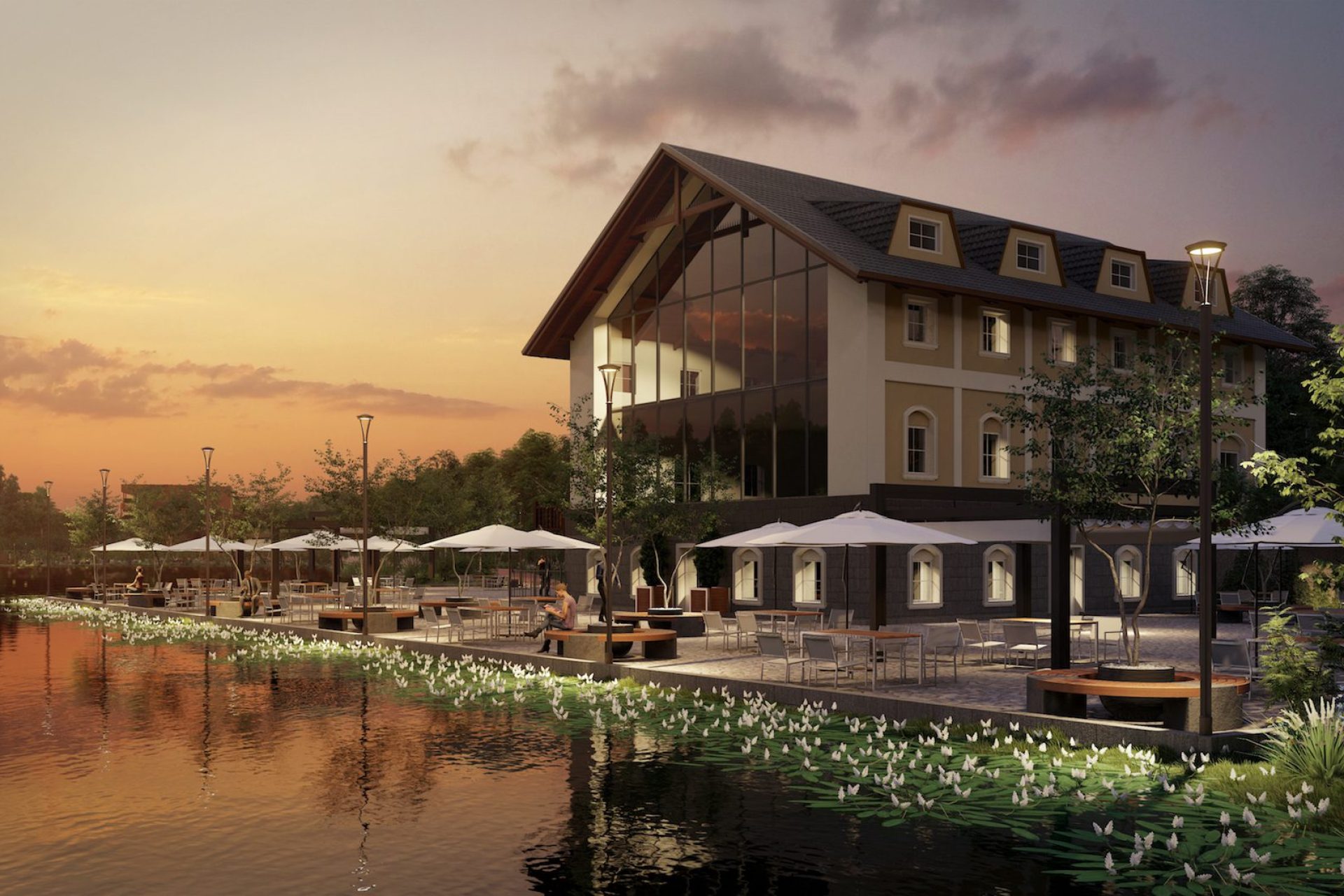 Na místě najdete i charakteristickou budovu skutečného mlýna