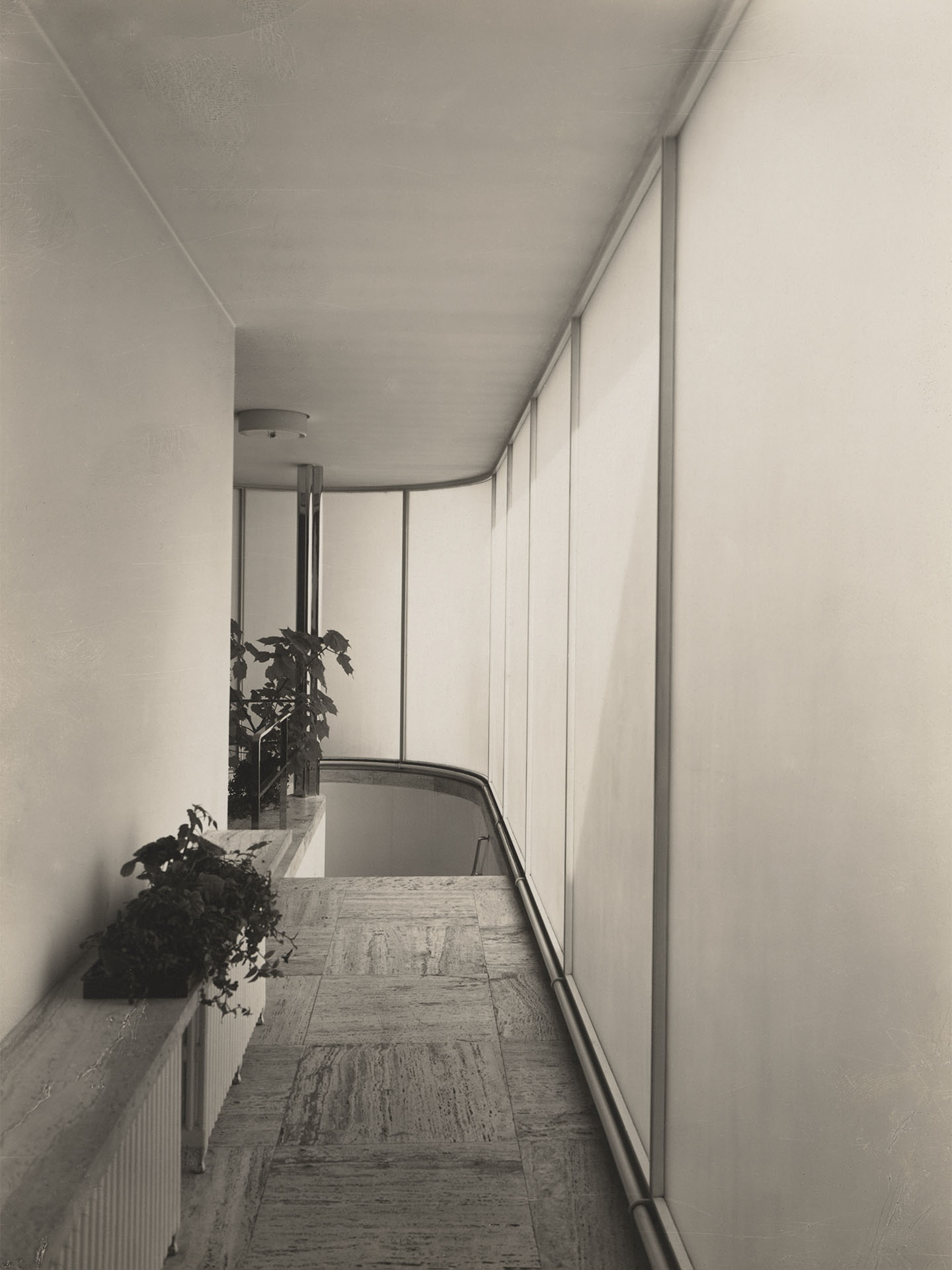 Technické zázemí domu, které bylo na svou dobu mimořádně pokrokové.
