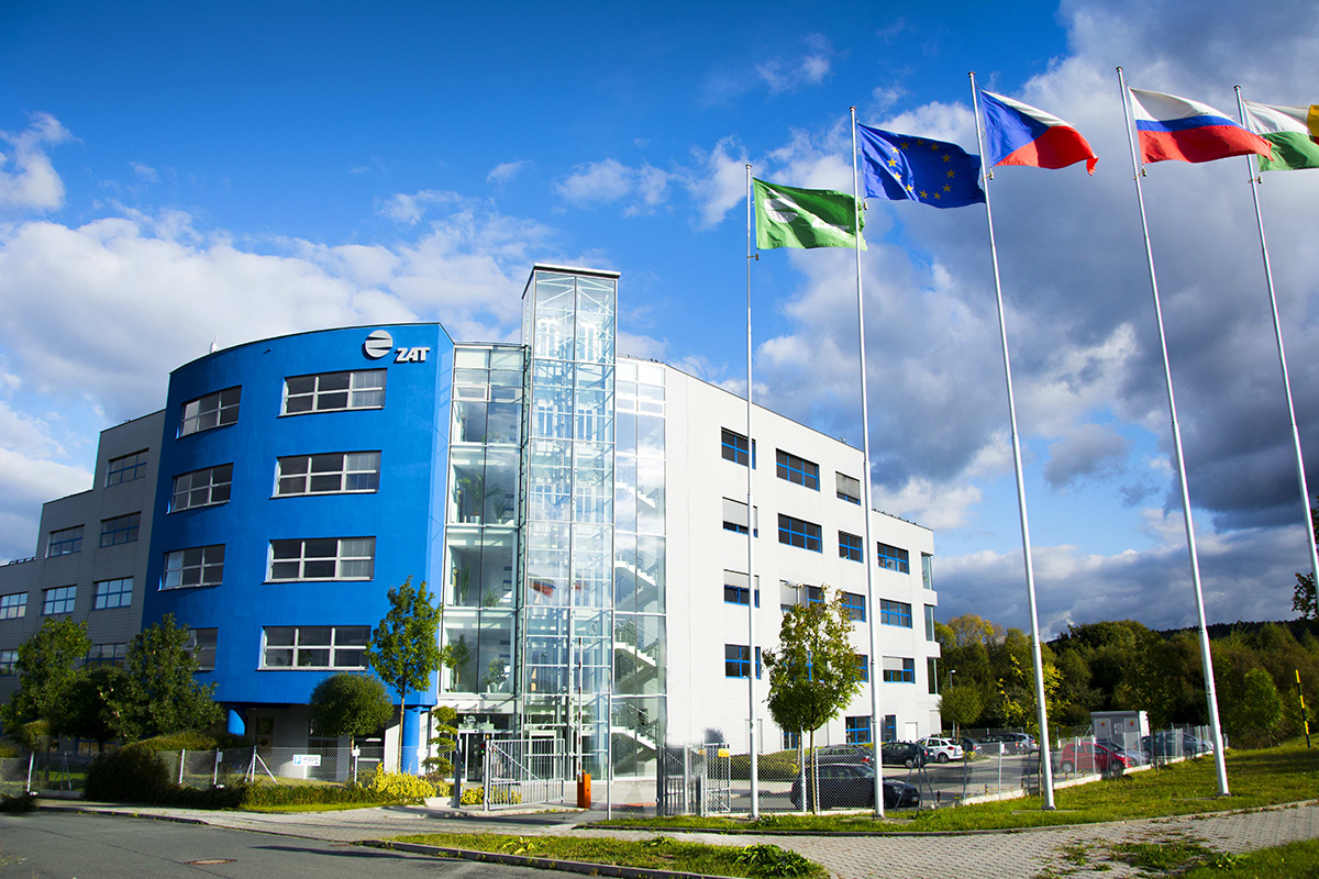 Sídlo technologické společnosti ZAT v Příbrami se sídlem českého výrobce řídicích systémů pro energetiku
