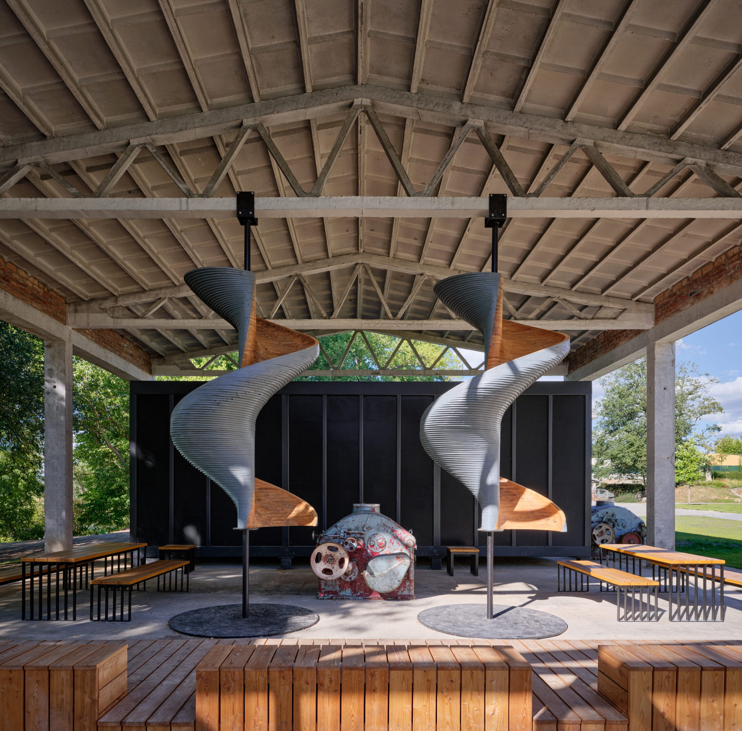 Areál bývalého Žitného mlýna v Boršově nad Vltavou prošel konverzí na obytný soubor