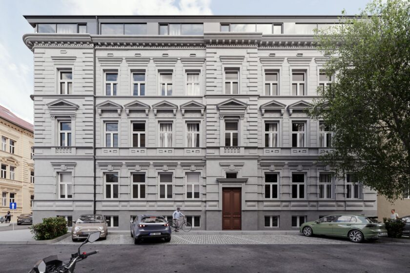 Projekt je situován v historickém domě