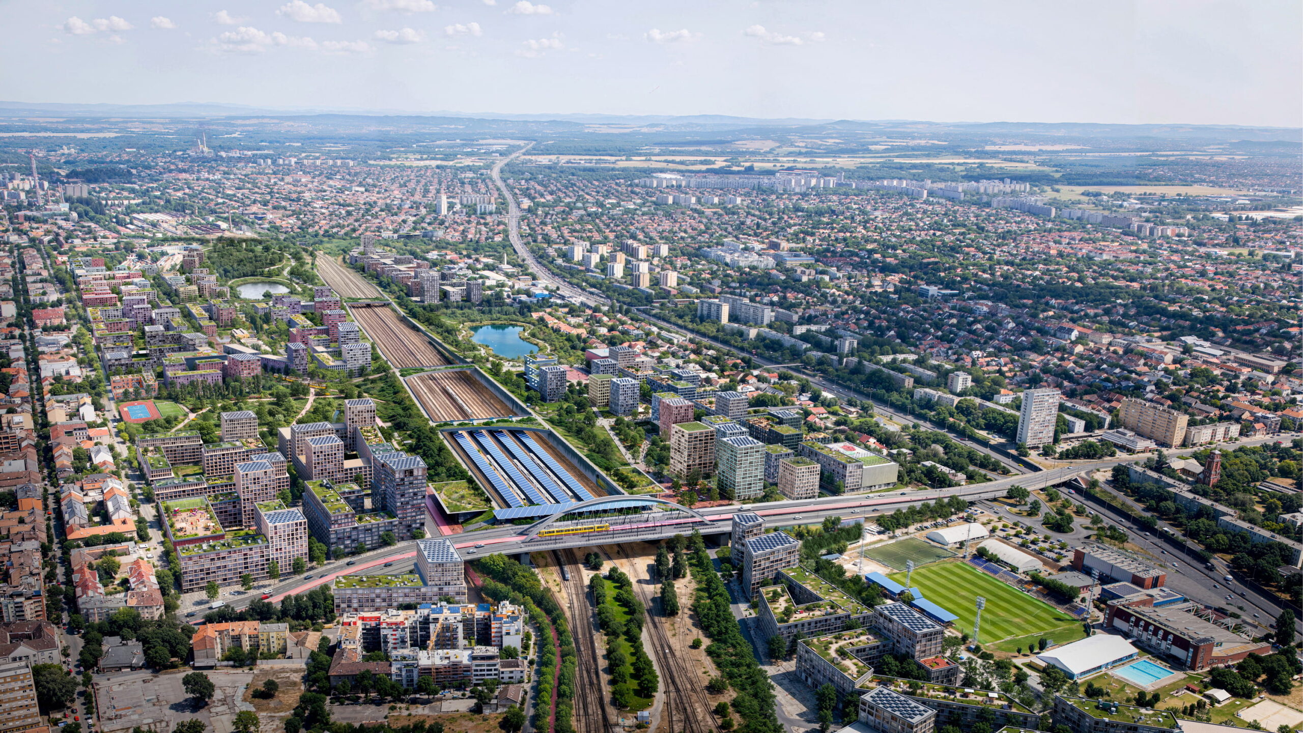 Lesní část území v blízkosti železničního muzea