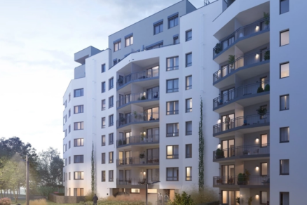 Balkónem bude disponovat většina bytů