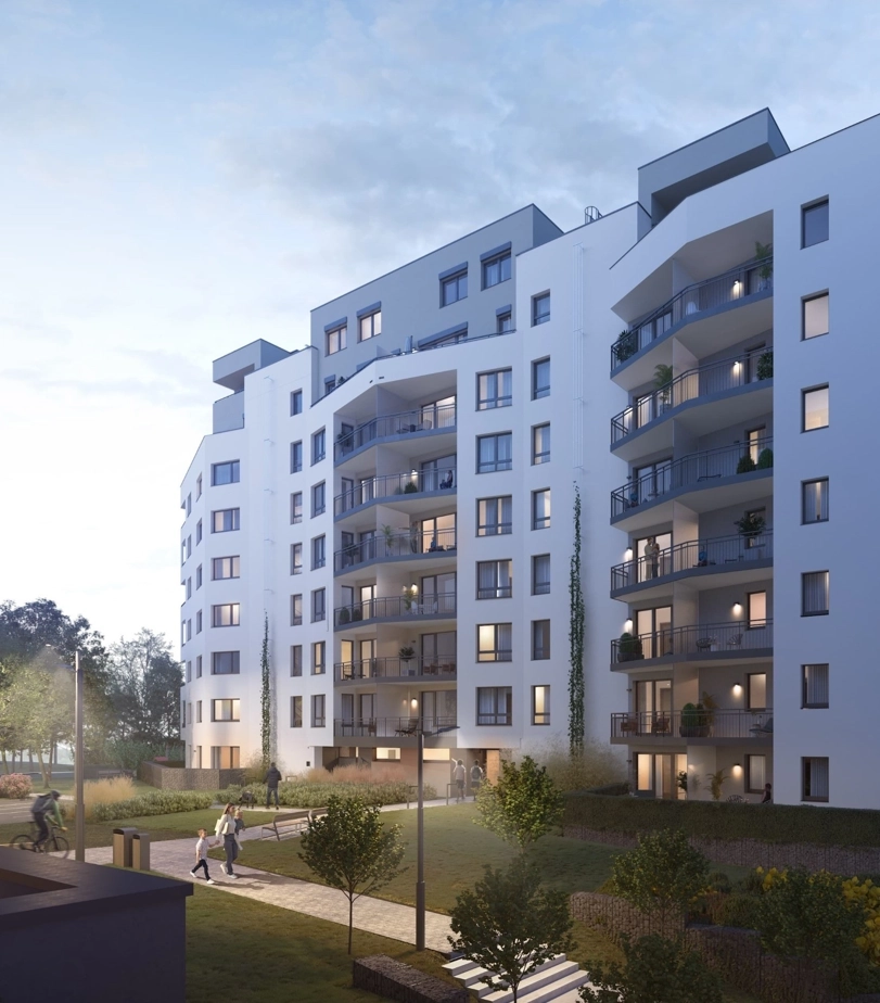 Balkónem bude disponovat většina bytů