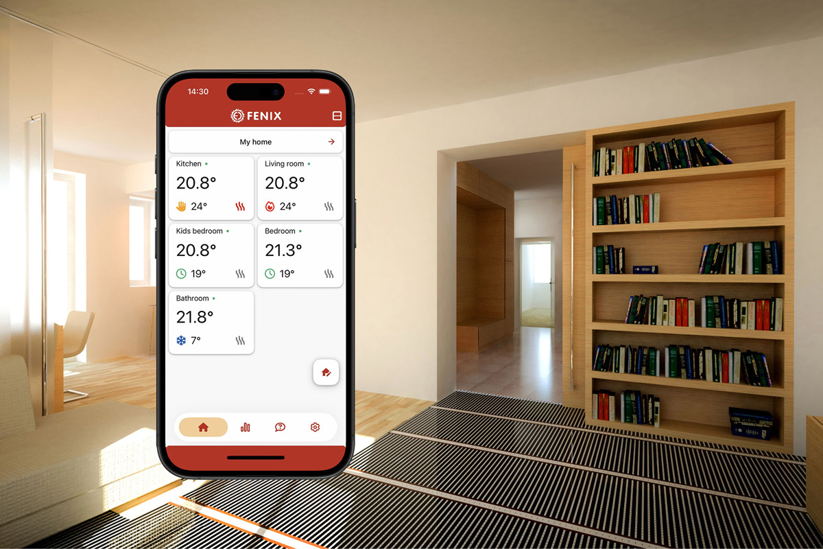 Chytré řízení vytápění v domácnosti