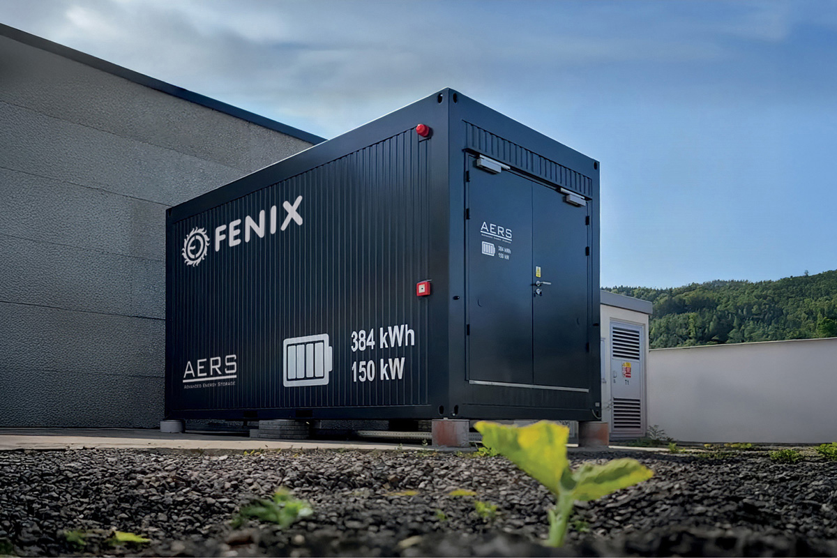 Bateriové úložiště FENIX exteriér