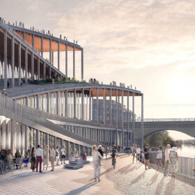 Návrh veřejného prostoru u Vltavské filharmonie