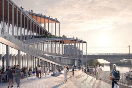 Návrh veřejného prostoru u Vltavské filharmonie