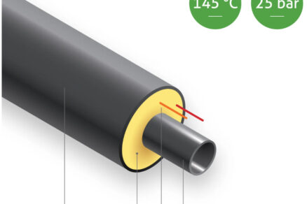 Obr. 2 Skladba předizolovaných ocelových trubek