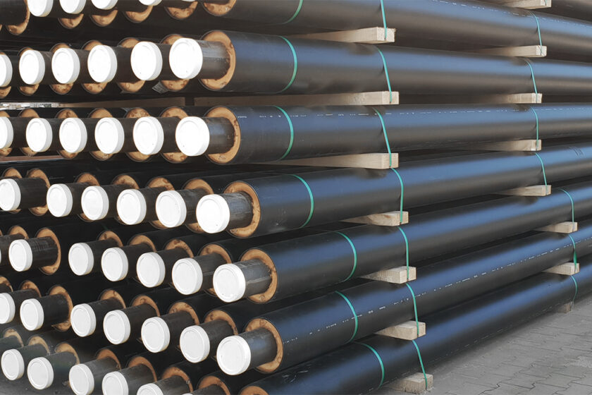 Obr. 1 Předizolované ocelové trubky RADPOL PIPES