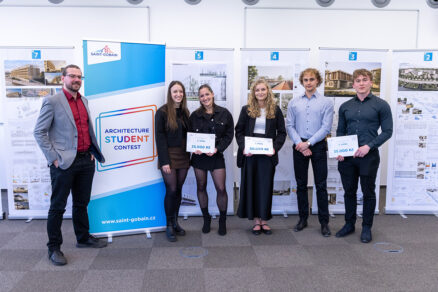 Všechny tři vítězné projekty vznikly pod vedením Ing. Arch. Martina Starka