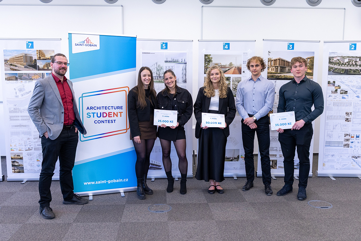 Všechny tři vítězné projekty vznikly pod vedením Ing. Arch. Martina Starka
