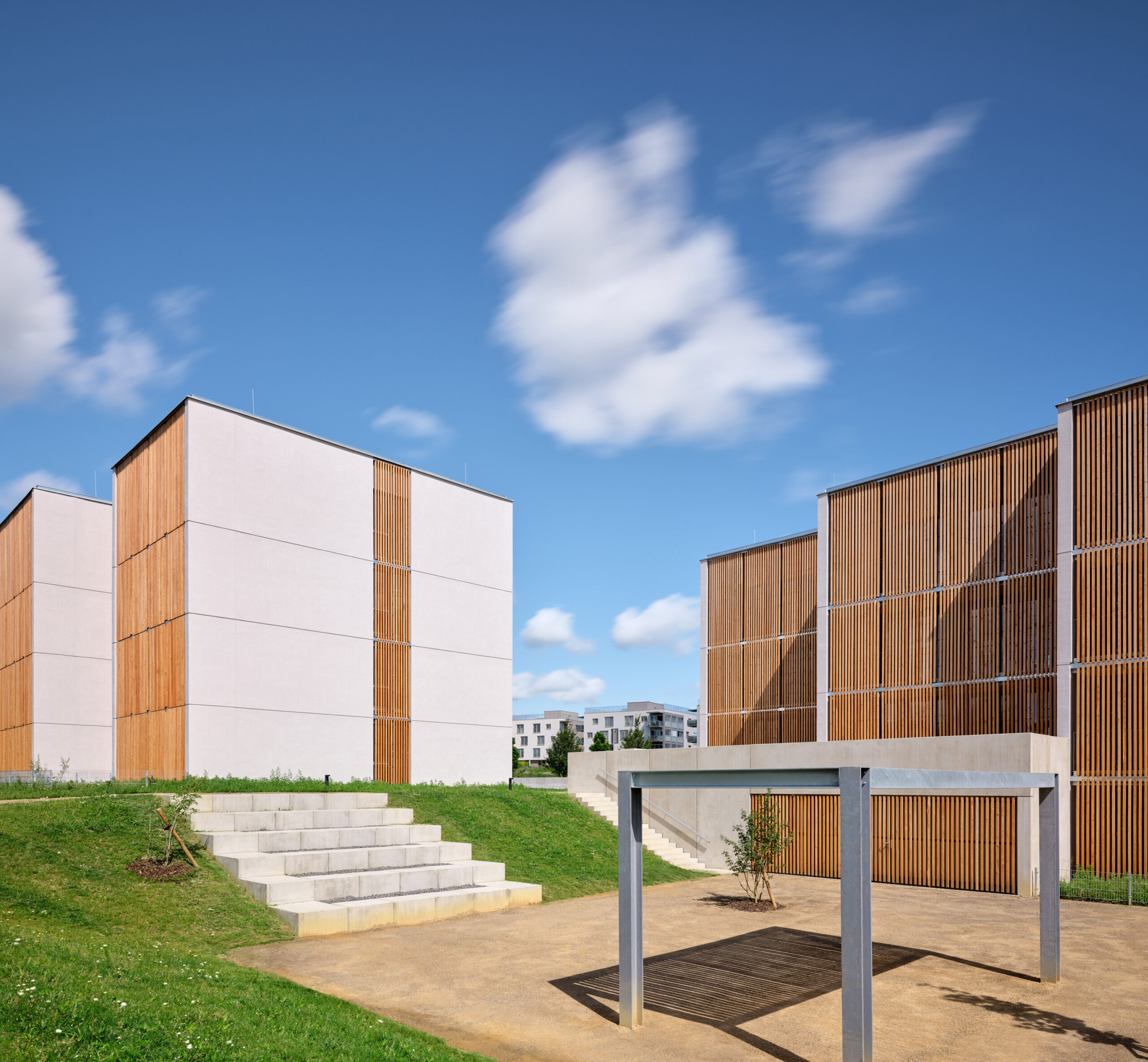 Vnitroblok s pobytovými plochami a zelení