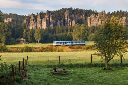 Krajina Adršpach-Teplické skály, v Královéhradeckém kraji v České republice