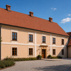Rekonstrukce historického objektu s tepelněizolační omítkou