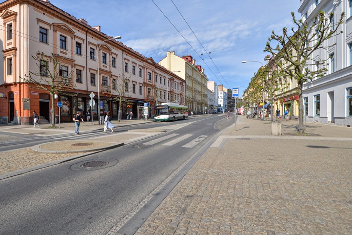 Americká třída v Plzni - současná podoba