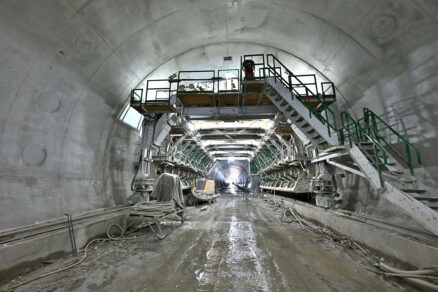 Bednicí zařízení pro tunel Homole na D35