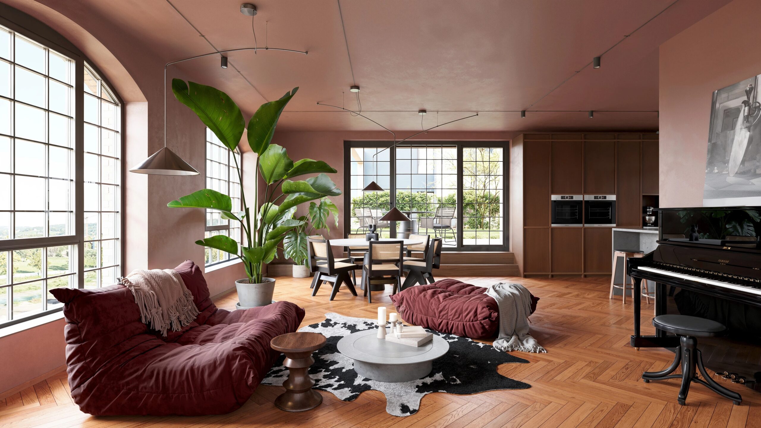 Kombinace luxusu a industrialniho stylu 11zon Kombinace luxusu a industriálního stylu