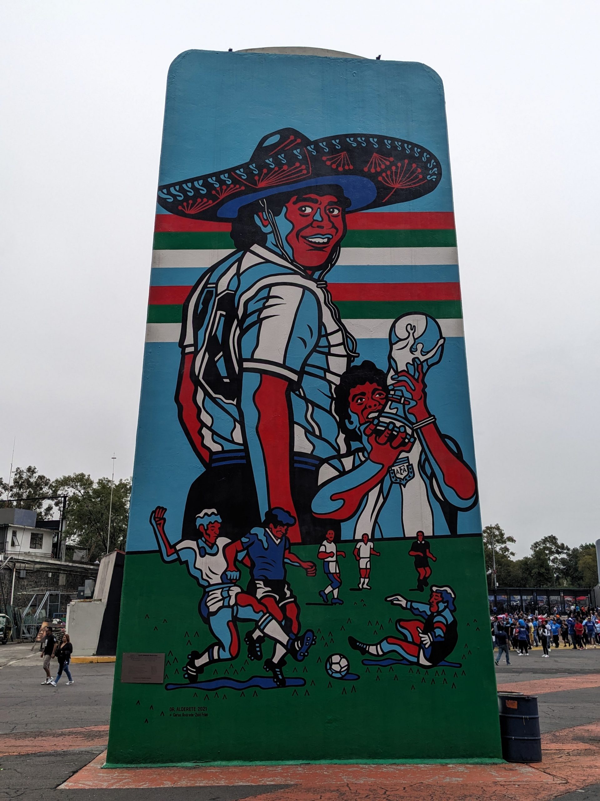 PXL 20230820 223112324 Homenaje a Diego Armando Maradona 2021 scaled Stadión Azteca