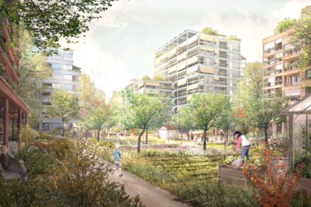 Vizualizace nové čtvrti RothNEUsiedl