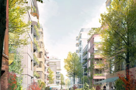 Vizualizace nové čtvrti RothNEUsiedl