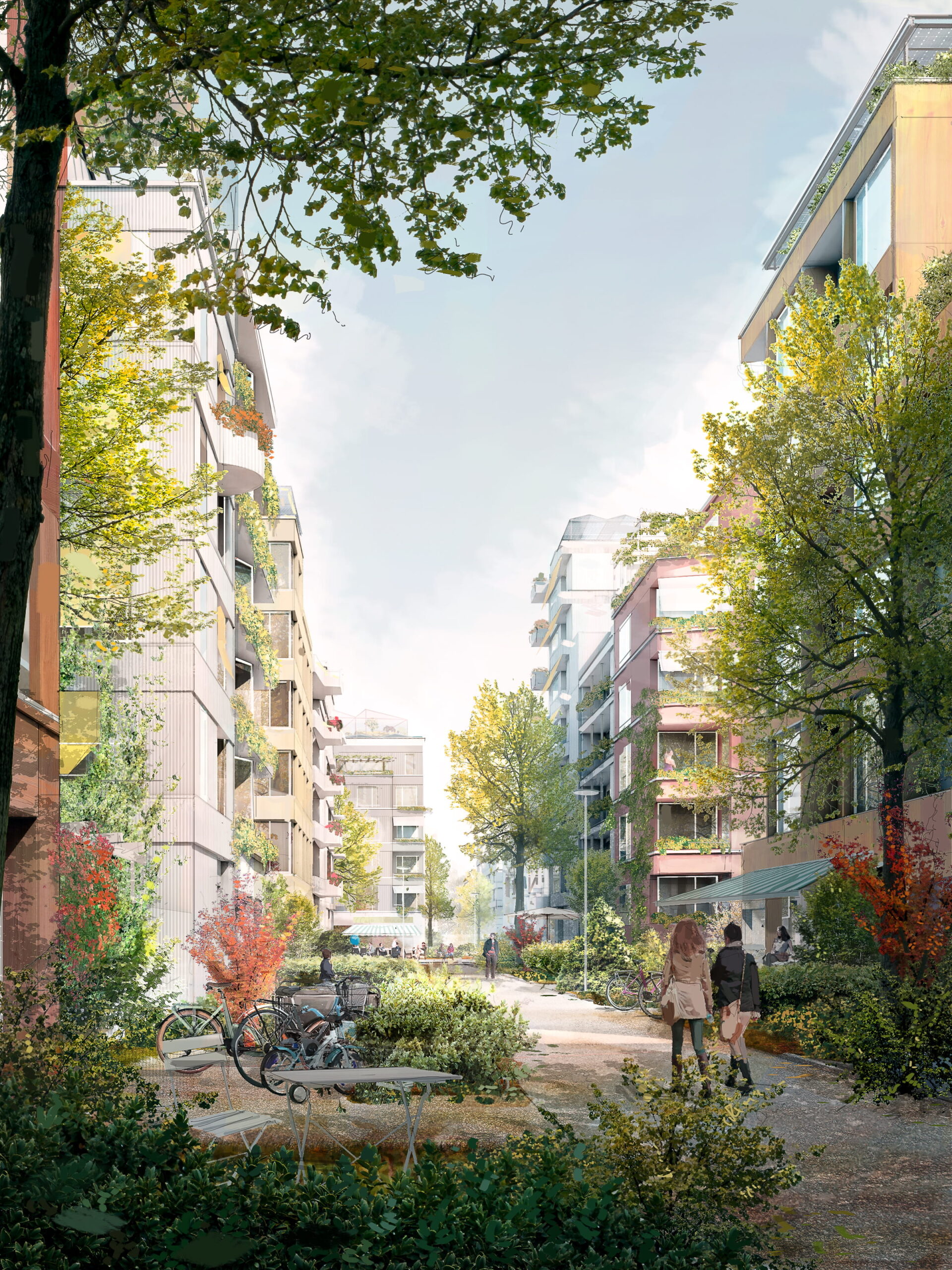 Vizualizace nov tvrti RothNEUsiedl Stadt Wien Stadtteilplanung und Flaechenwidmung 3 copyright Stadt Wien – Stadtteilplanung und Flächenwidmung 2 Vizualizace nové čtvrti RothNEUsiedl