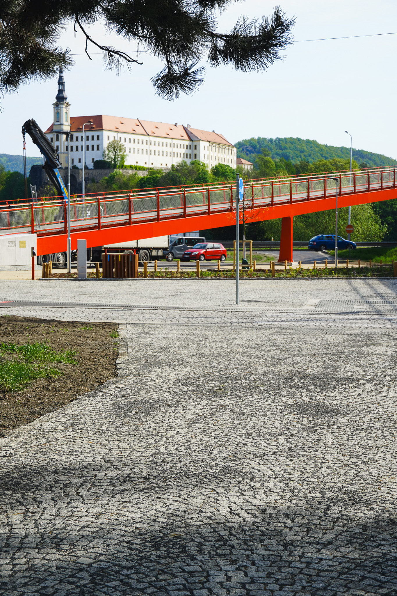 Lávka v Děčíně
