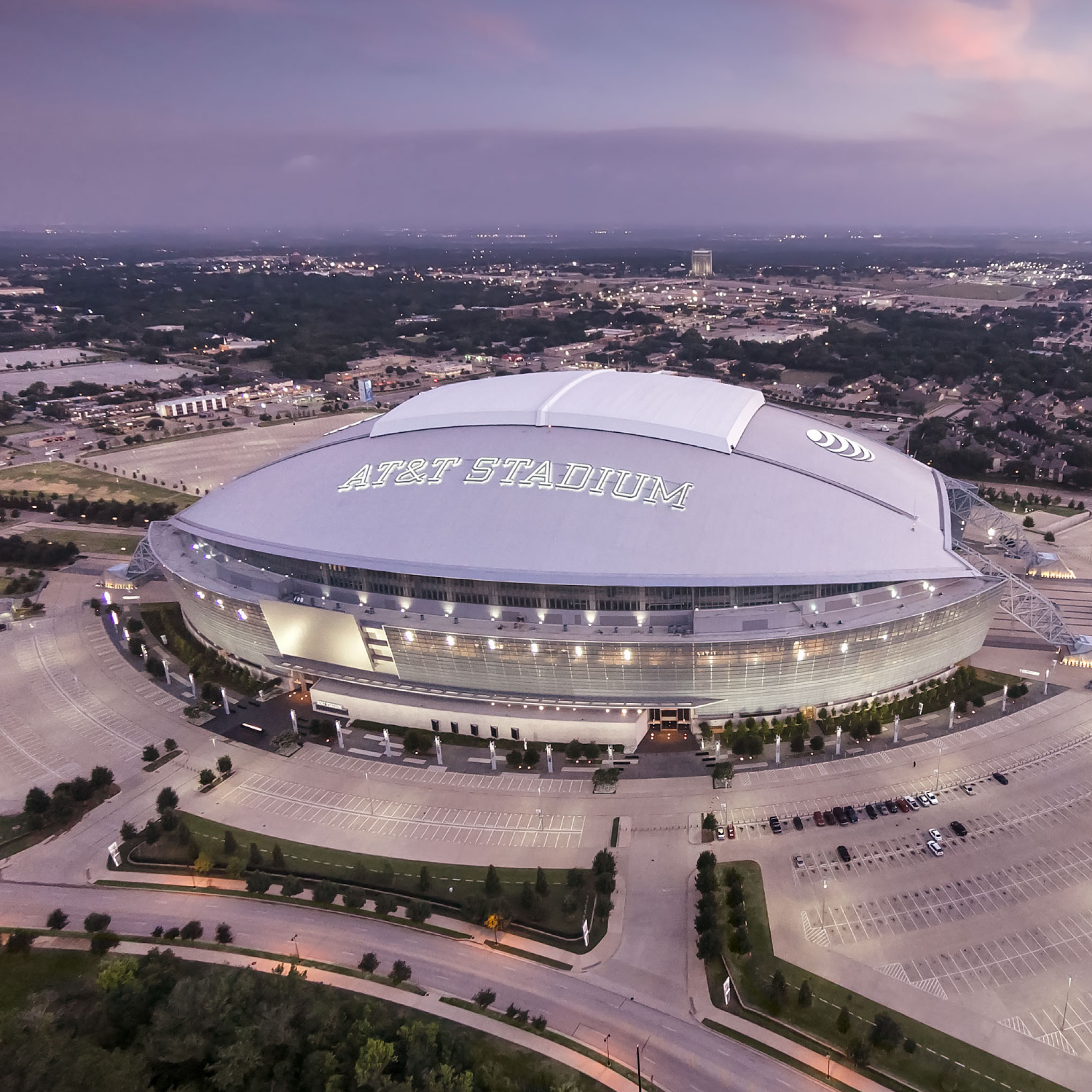 ATT pohled zvrchu HSK AT&T Stadium